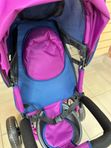 Трехколесный велосипед с родительской ручкой Luxmom Dalux 3322, коляска-велосипед для малышей, Фиолетовый