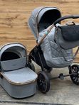 Коляска 2в1 LuxMom 788 в цвете Light Grey: Нежность и чистота в каждой детали, Светло-серая