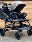 Коляска прогулочная для двойни LuxMom T11, Хаки