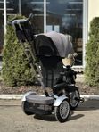 Трехколесный велосипед с родительской ручкой и поворотным сиденьем Luxmom Dalux 3311, Серый