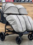 Коляска прогулочная для двойни LuxMom T11, Хаки
