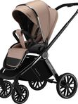 Коляска детская 3В1 Luxmom 777 с автолюлькой, хаки