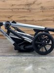 Коляска-трансформер детская Luxmom 570 3B1 (эко-кожа) с автолюлькой ,хаки