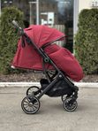 Прогулочная коляска с перекидной ручкой Luxmom 525, Бордовая