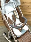Санки-коляска Nika Ника Детям 7-5SК с колесной базой, Бежевый (НД7-5SК/БЖ)