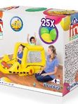 Игровой центр Buldozer (198х105х84 см) с шариками (25 шт.) детский сухой бассейн, сенсорный центр для дома, сада и игровых комнат