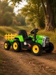 Электромобиль XMX-611, для детей 2-5 лет, максимальная скорость 6 км/ч, зеленый