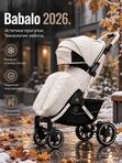 Коляска прогулочная BABALLO 2026/Babalo Future Бежевый, механическая регулировка спинки, рюкзак