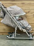 Санки-коляска Nika Ника Детям 7-8К с колесной базой, Бежевый (НД 7-8K/8)