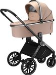 Коляска детская 2в1 Luxmom 777 (Люлька + Прогулочный блок), хаки