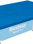 Тент для каркасного бассейна Bestway, защитное накрытие для бассейна от мусора и испарения, 221х150х43 см