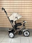 Трехколесный велосипед с родительской ручкой Luxmom Dalux 3322, коляска-велосипед для малышей, Коричневый