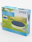 Тент для бассейна Intex Easy Set диаметр 305 см, защитное накрытие для бассейна, с надувным бортом