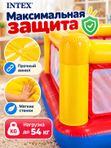Игровой центр-батут Intex "Jump-O-Lene", надувной детский батут с бортами, 174х174х112 см