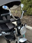 Трехколесный велосипед с родительской ручкой и поворотным сиденьем Luxmom Dalux 3311, Серый