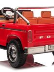 Электромобиль двухместный детский FORD (S323), аккумулятор 24V7ah, до 50 кг, от 2 лет, полный привод, до 8 лет, красный