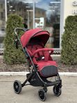 Прогулочная коляска с перекидной ручкой Luxmom 525, Бордовая