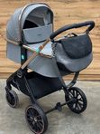 Коляска 2в1 LuxMom 788 в цвете Light Grey: Нежность и чистота в каждой детали, Светло-серая