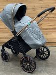 Коляска 2в1 LuxMom 788 в цвете Light Grey: Нежность и чистота в каждой детали, Светло-серая