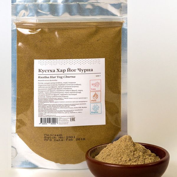 Закажи "Кустха хар йог Чурна", 100 г в компании ПРО СВЕТ
