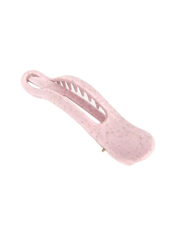 Solomeya straw banana hair clip, крабик для волос из натуральной пшеницы в форме банана