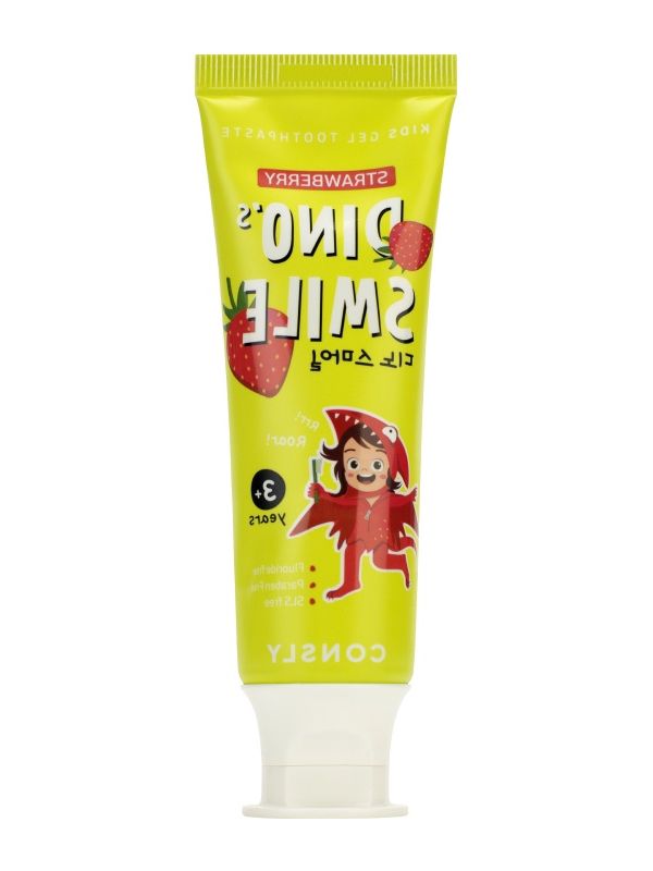 Consly  Dino's smile Зубная паста гелевая детская c ксилитом 60г
