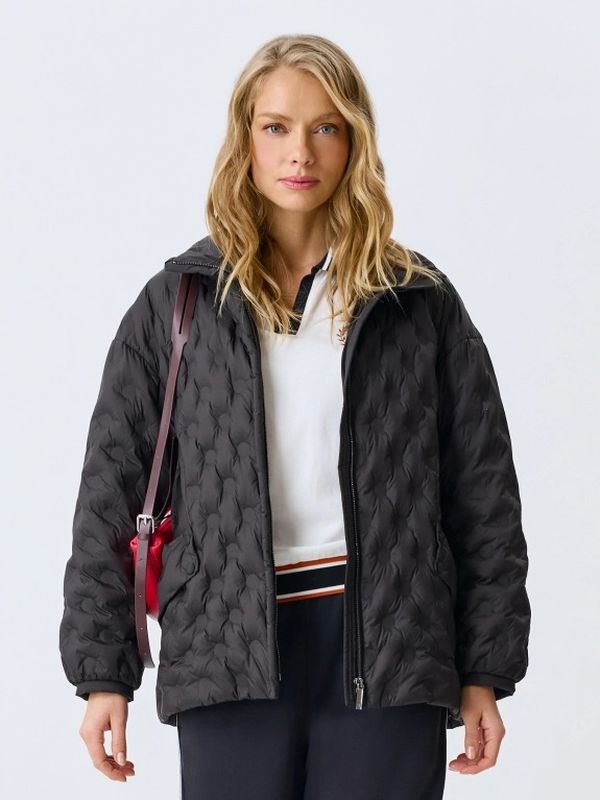 Куртка Oversize с фантазийной стежкой