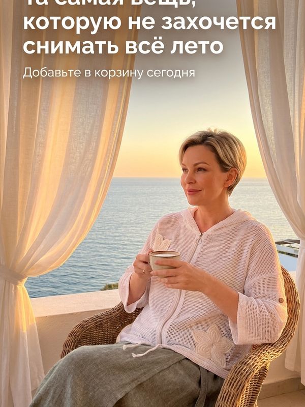Хлопковый кардиган на молнии