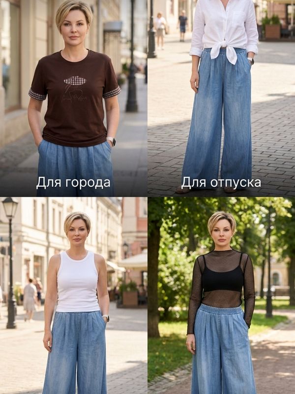 Брюки-палаццо