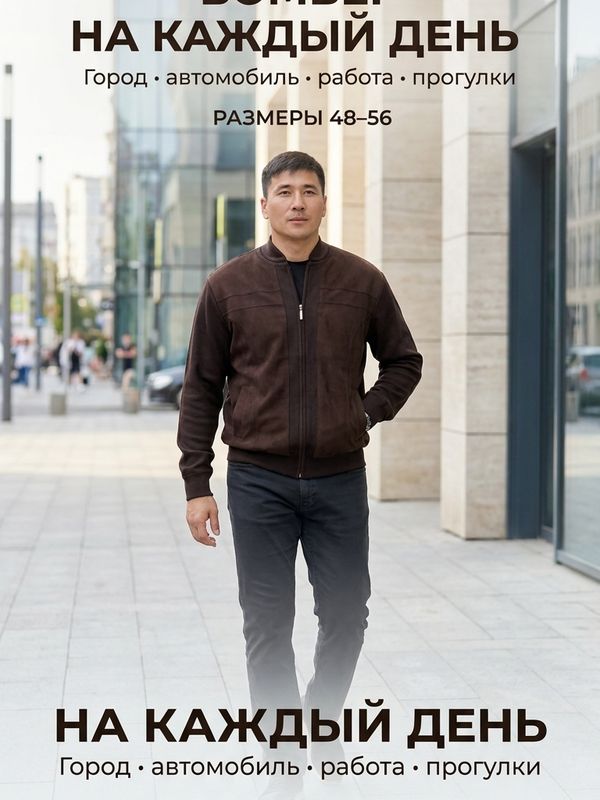 Бомбер комбинированный 622682975