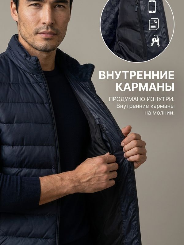 Жилет демисезонный утепленный