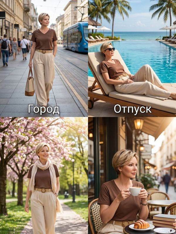 Брюки-палаццо
