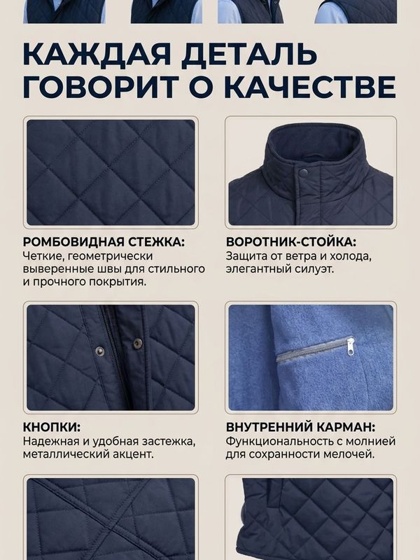 Жилет демисезонный