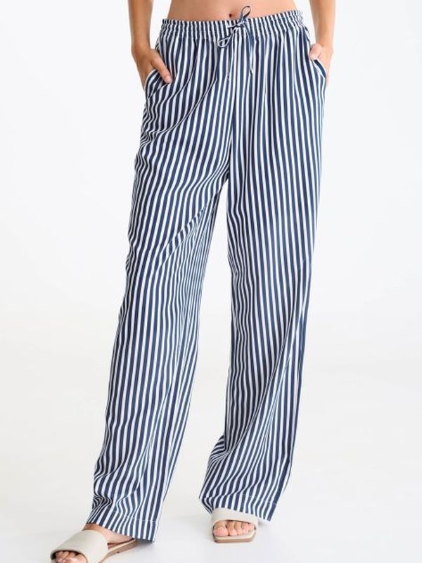Сорочка Midi / Брюки Maxi. Одяг для відпочинку LISCA SYDNEY 49633/49636 // WB, 38, 0M, Смужка