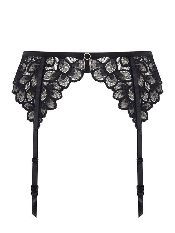 Пояс для панчох PANACHE ALLURE 10768A // Чорний латте