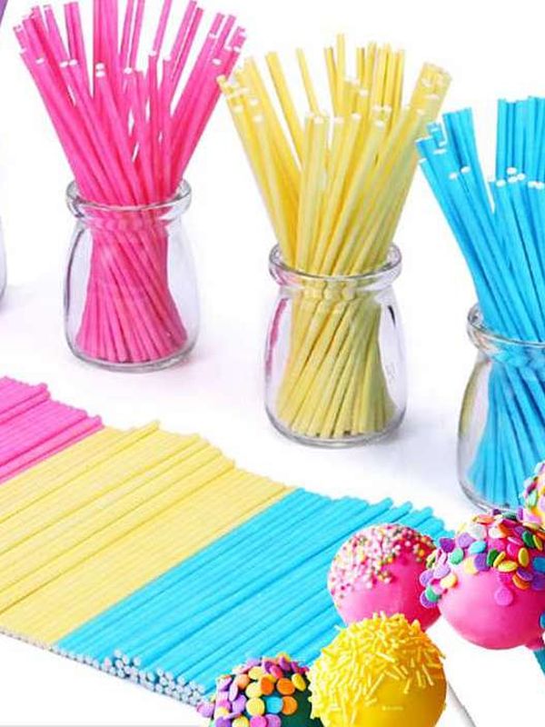Палочки бумажные для Cake pops   15 см высота, 10 шт