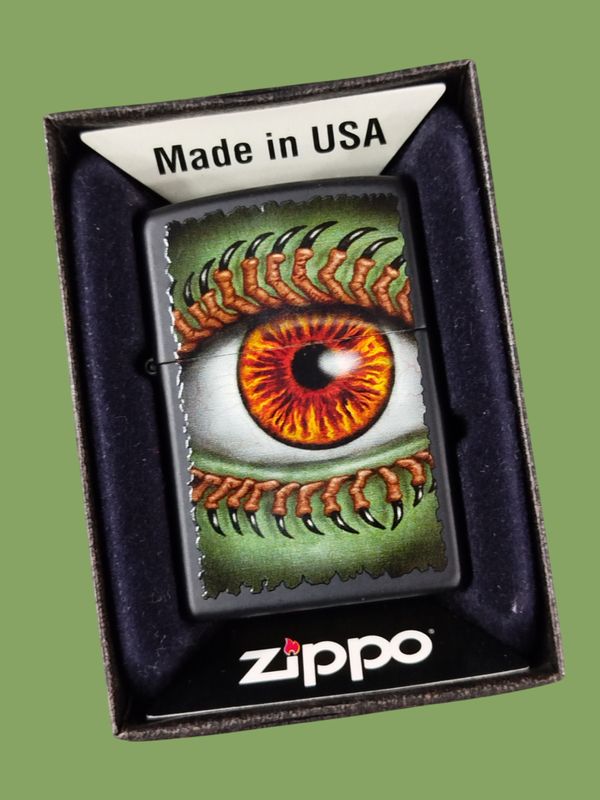 Зажигалки Zippo Черный кот, Глаз монстра, Маска черепа