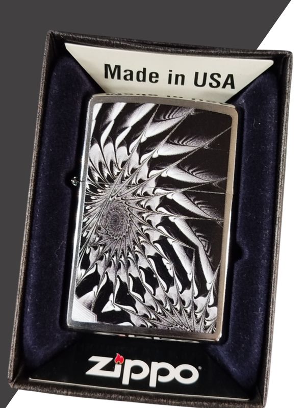Зажигалка Zippo Отпечаток ноги на песке, Металлический абстракт, Ковбойская пара