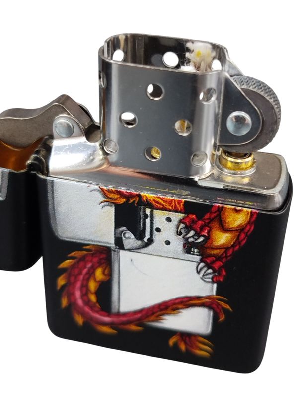 Зажигалки Zippo Дракон, Кот-пицца, Панда