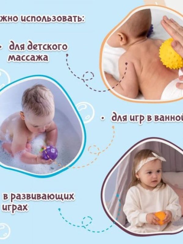FANCY BABY Игрушка развивающая Тактилики мини TIH5S  (12мес+)