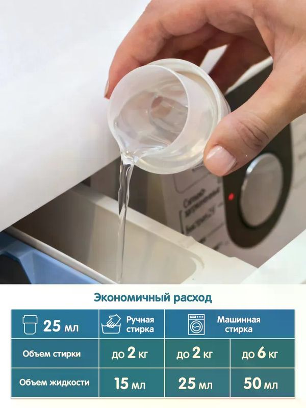 1 л Гель для стирки White YokoSun (0+) uds