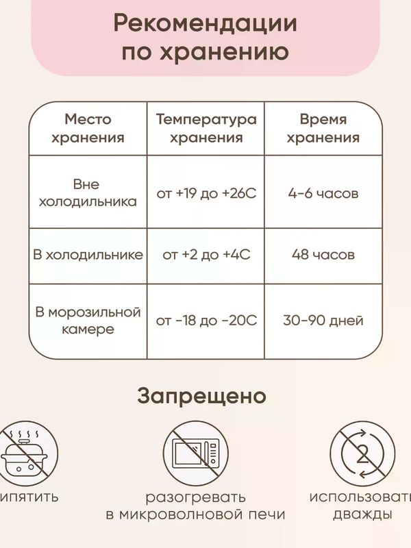 Paomma Пакеты для заморозки молока 150 мл, 30 шт