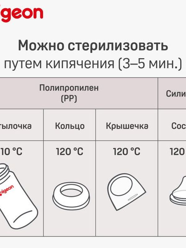 Pigeon 80273 Бутылочка Перистальтик Плюс 240 мл от 3 мес