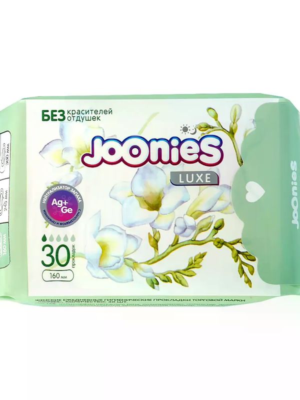 БОКС JOONIES Прокладки LUXE женские ежедневные 2уп*30 шт