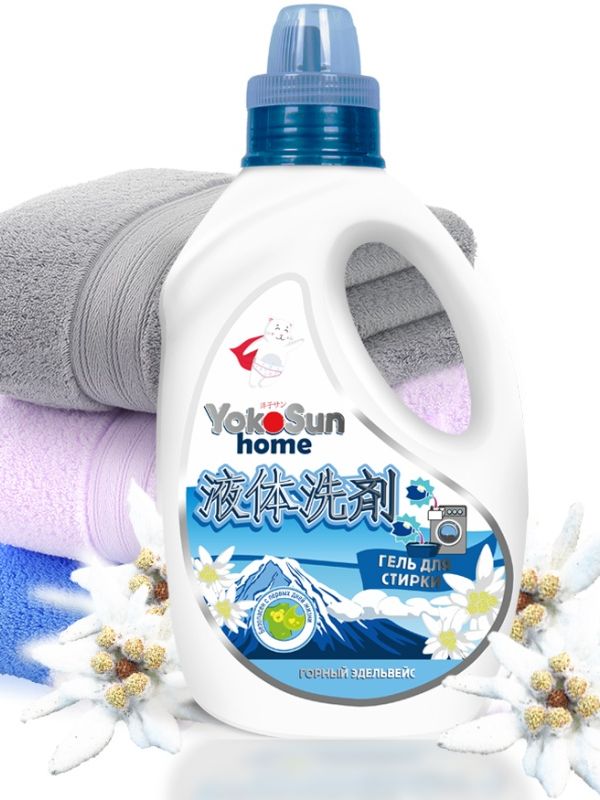 5,1 л Гель для стирки "Горный Эдельвейс" YokoSun (0+)*