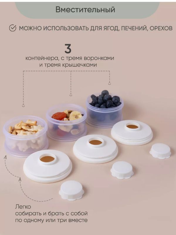 Paomma PMC112 Контейнер для молочной смеси и детского питания Buttercream