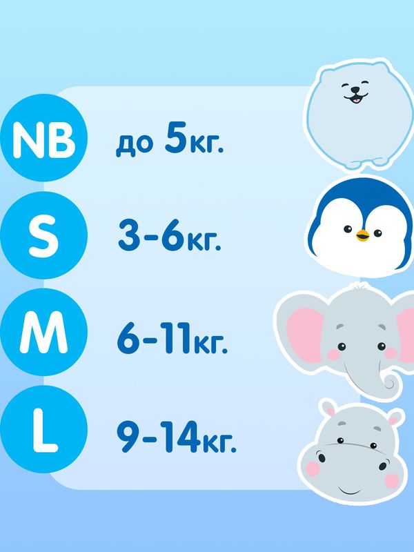JOONIES Premium Soft Подгузники, размер NB (0-5 кг), 24 шт. *