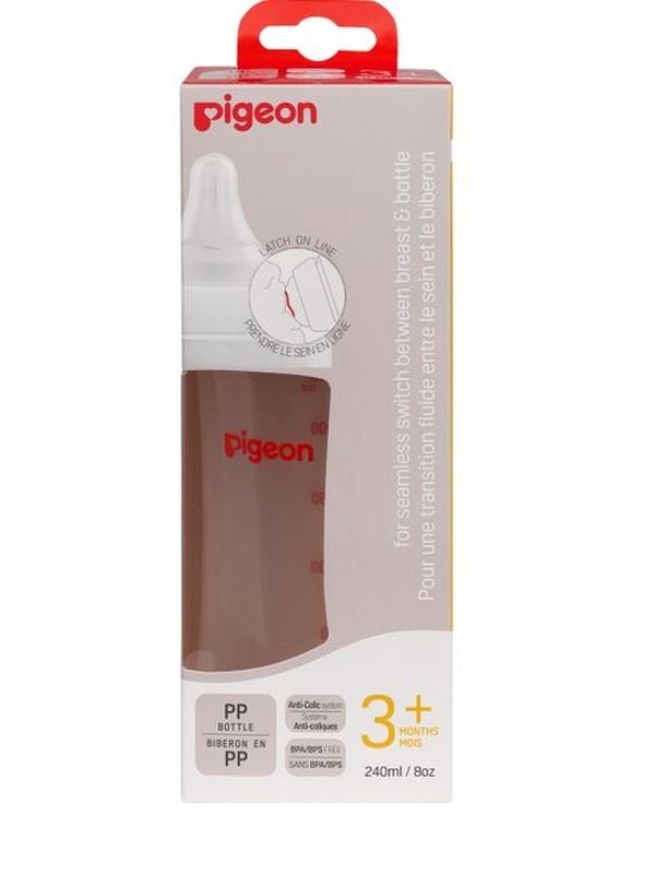 Pigeon 80273 Бутылочка Перистальтик Плюс 240 мл от 3 мес