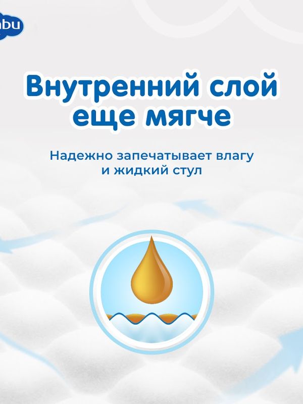 Подгузники MARABU размер NB (2-5 кг) 18 шт.