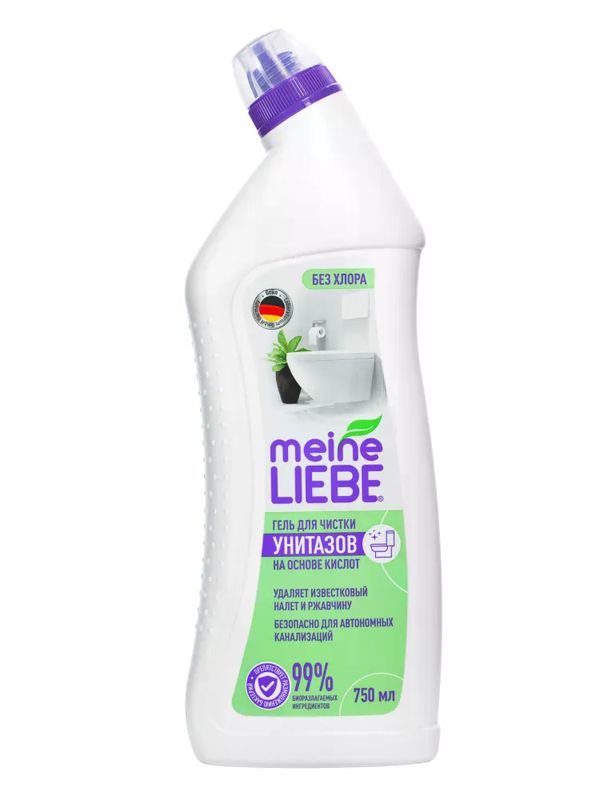 MEINE LIEBE Гель для чистки унитазов 750мл *